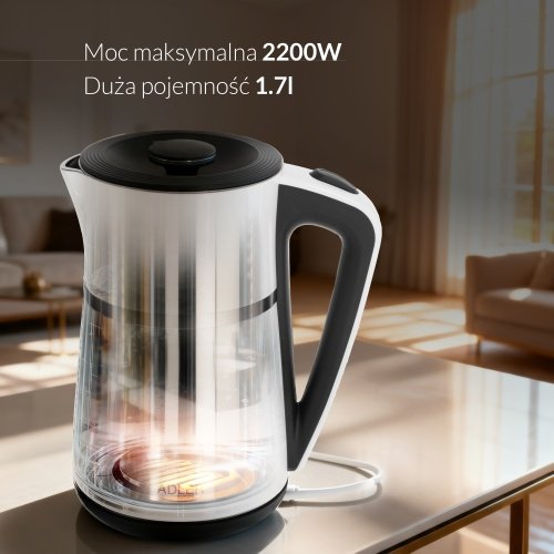 Adler elektriskā tējkanna 1,7L