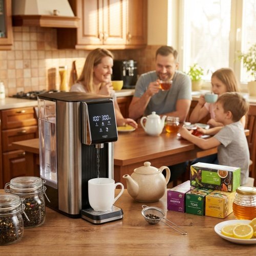 Ūdens sildītājs-dozators 2.5 L, ar skārienjūtīgu paneli, 7 temperatūru režīmi