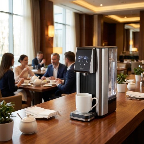 Ūdens sildītājs-dozators 2.5 L, ar skārienjūtīgu paneli, 7 temperatūru režīmi