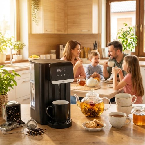 Ūdens sildītājs-dozators 2.5 L, ar skārienjūtīgu paneli, 8 temperatūru režīmi, 4 tilpuma režīmi, LED displejs