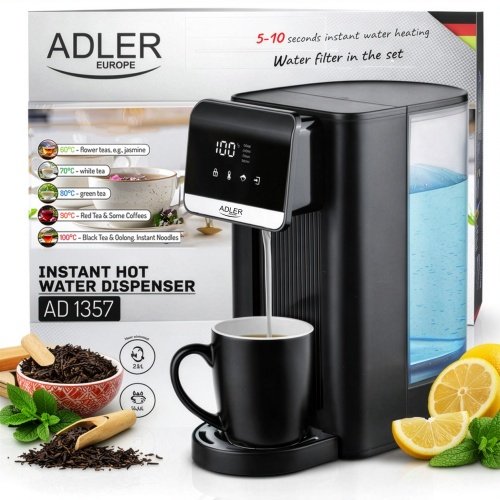 Ūdens sildītājs-dozators 2.5 L, ar skārienjūtīgu paneli, 8 temperatūru režīmi, 4 tilpuma režīmi, LED displejs