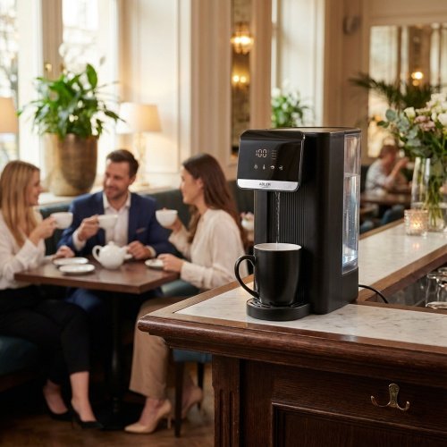 Ūdens sildītājs-dozators 2.5 L, ar skārienjūtīgu paneli, 8 temperatūru režīmi, 4 tilpuma režīmi, LED displejs
