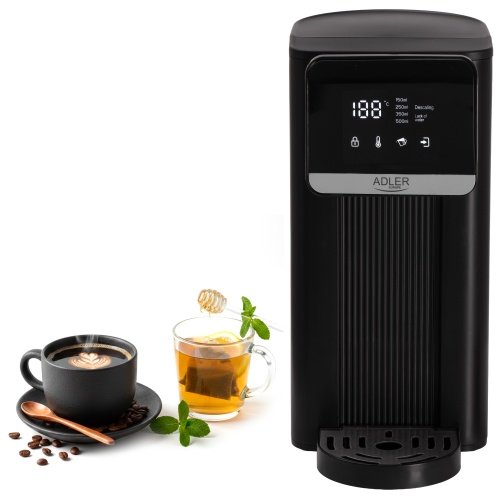 Ūdens sildītājs-dozators 2.5 L, ar skārienjūtīgu paneli, 8 temperatūru režīmi, 4 tilpuma režīmi, LED displejs
