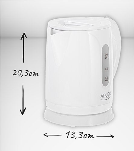 Adler tējkanna plastmasas 0,8 L