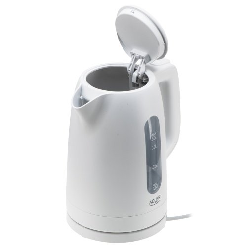 Adler tējkanna plastmasas 1,7 L balta | Strix