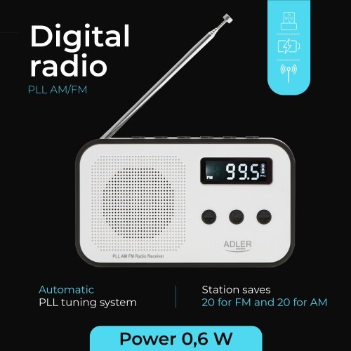 Digitālā radio PLL AM/FM