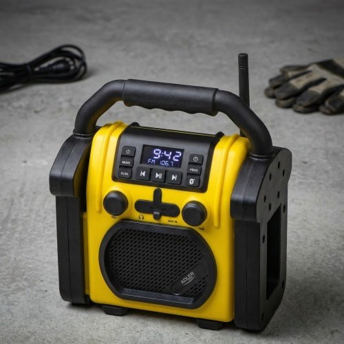 Būvniecības radio ar Bluetooth