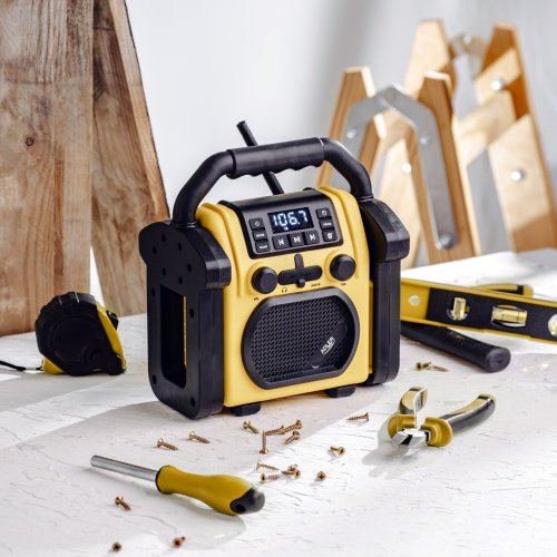 Būvniecības radio ar Bluetooth