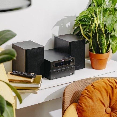 Mini Hi-Fi stereo sistēma ar Bluetooth, CD, USB un FM radio