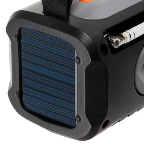Avārijas radio ar saules uzlādi | Bluetooth 5.0 | 4 W LED lukturis | 4500 mAh ārējais akumulators