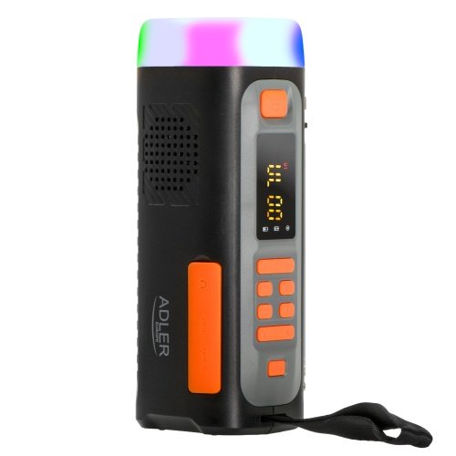 Avārijas radio ar saules uzlādi | Bluetooth 5.0 | 4 W LED lukturis | 4500 mAh ārējais akumulators