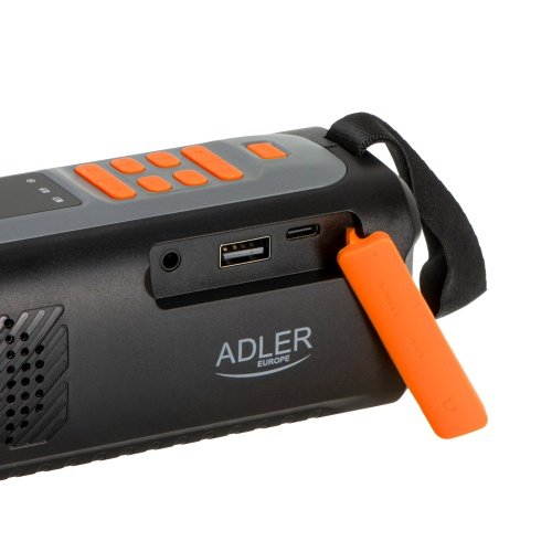 Avārijas radio ar saules uzlādi | Bluetooth 5.0 | 4 W LED lukturis | 4500 mAh ārējais akumulators