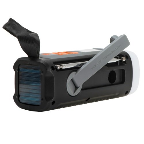 Avārijas radio ar saules uzlādi | Bluetooth 5.0 | 4 W LED lukturis | 4500 mAh ārējais akumulators
