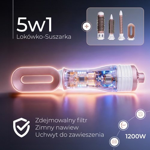 Matu ieveidotājs 5/1 - 1200W - 5 uzlikas