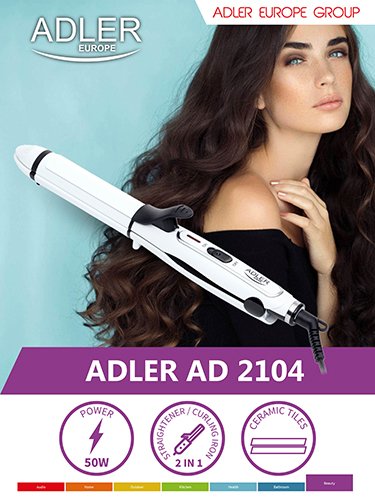 Adler matu taisnotājs 2/1 - keramikas