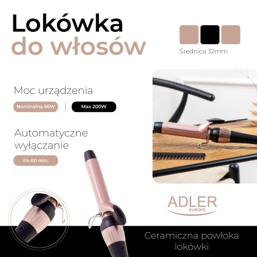 Adler matu veidotājs - 32mm - temperatūras vadība