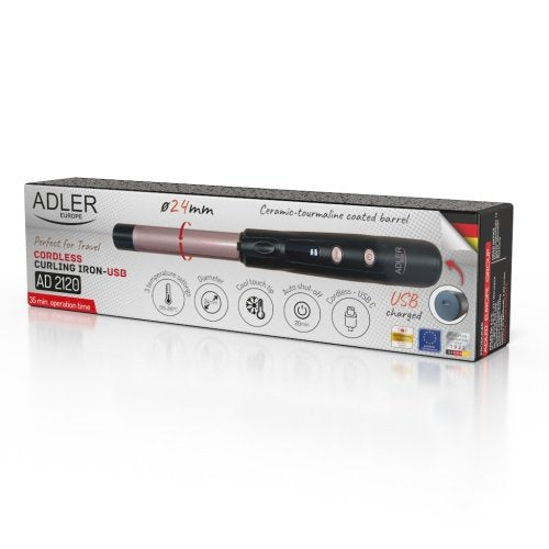Adler matu bezvadu veidotājs USB uzlāde
