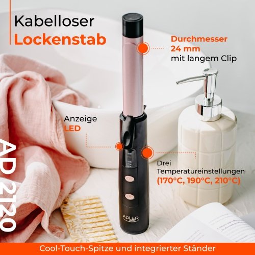 Adler matu bezvadu veidotājs USB uzlāde