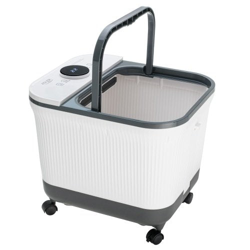 Adler AD 2184 – Deluxe Foot Spa masētājs ar mehānisku masāžu | 4 ruļļi + 4 masāžas režīmi | Ūdens sildītājs līdz 48°C | 16.7 L
