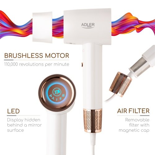 Adler matu fēns Superspeed