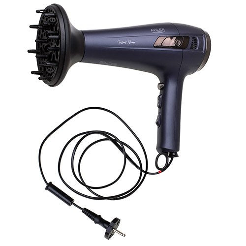 Adler matu fēns ar izvelkamu vadu - 2400W + difuzors
