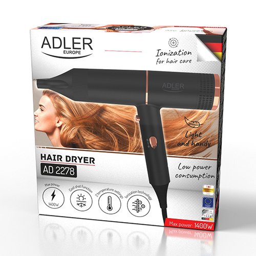 Adler matu fēns 1400W
