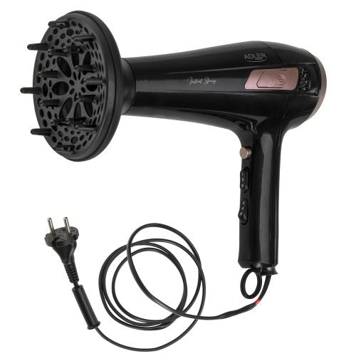 Adler matu fēns ar izvelkamu vadu - 2400W + difuzors