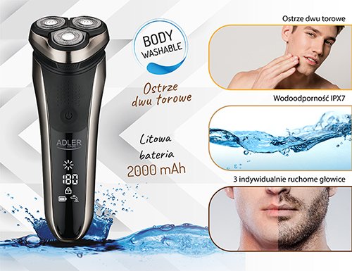 Adler elektriskais skuveklis AD 2933 3 uzlikas