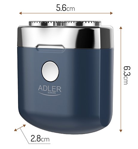 Adler skuveklis ceļojumu - USB 2 uzlikas