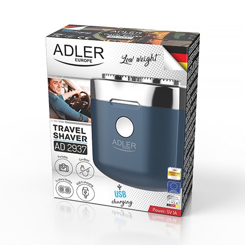 Adler skuveklis ceļojumu - USB 2 uzlikas