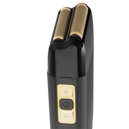 Profesionāls friziera skuveklis ar foliju, divkārša griešanas galviņa, titāna folija, 3 ātruma režīmi (8000–9000 apgr./min.), LCD displejs, USB-C