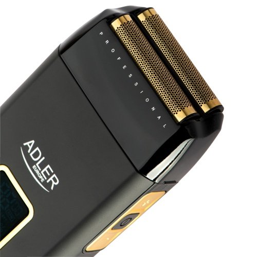 Profesionāls friziera skuveklis ar foliju, divkārša griešanas galviņa, titāna folija, 3 ātruma režīmi (8000–9000 apgr./min.), LCD displejs, USB-C