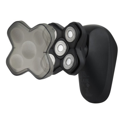 5-galviņu skūšanās mašīna, skuj līdz 0,1 mm, IPX7 – lietošana gan sausā, gan mitrā veidā, 2 ātrumi, LED indikators, USB-C, 120 minūšu darbības laiks, ceļojuma somiņa