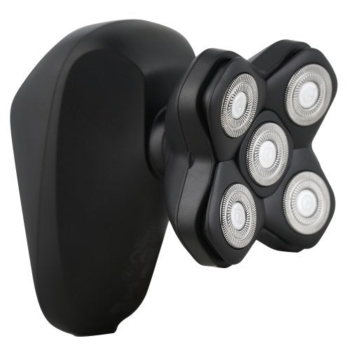 5-galviņu skūšanās mašīna, skuj līdz 0,1 mm, IPX7 – lietošana gan sausā, gan mitrā veidā, 2 ātrumi, LED indikators, USB-C, 120 minūšu darbības laiks, ceļojuma somiņa