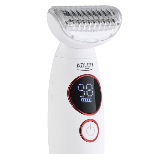 6-in-1 sieviešu trimmeru komplekts, folijas skuveklis, bikini zonas trimmeris, uzacu, deguna un ausu trimmeris, IPX7, 90 minūšu darbības laiks, LED displejs