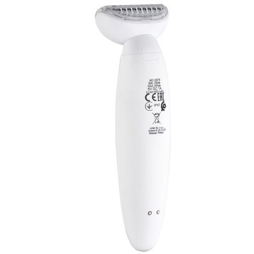 6-in-1 sieviešu trimmeru komplekts, folijas skuveklis, bikini zonas trimmeris, uzacu, deguna un ausu trimmeris, IPX7, 90 minūšu darbības laiks, LED displejs