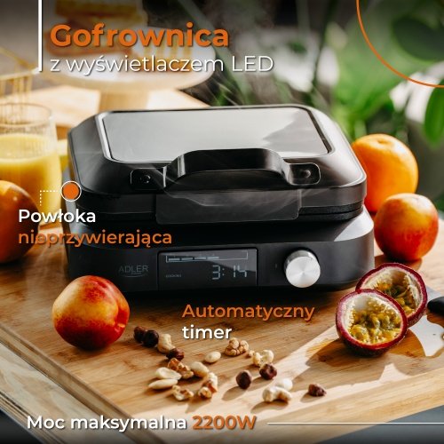 Vafeļu panna ar LED displeju