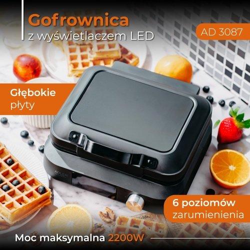 Vafeļu panna ar LED displeju