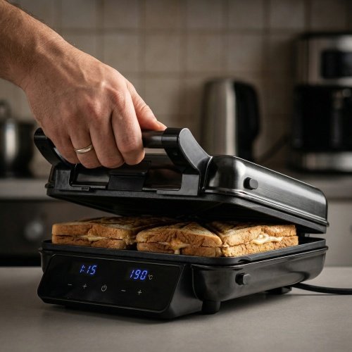 Sviestmaižu grills 4/1, skārienjūtīgs LED displejs