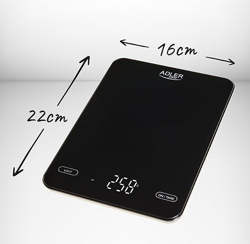 Adler virtuves svari 10kg USB lādētājs