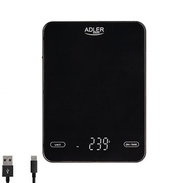 Adler virtuves svari 10kg USB lādētājs