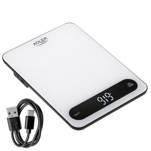 Adler virtuves svari 10kg USB lādētājs