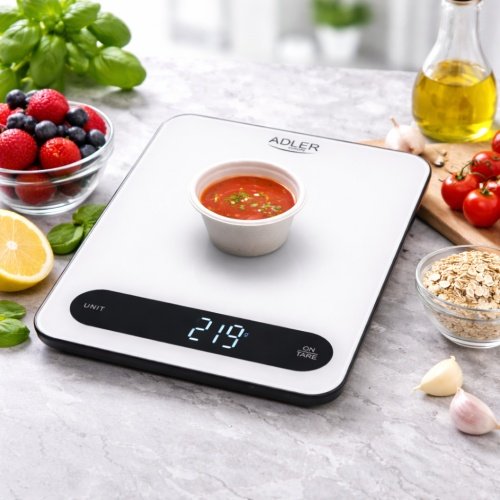 Adler virtuves svari 10kg USB lādētājs