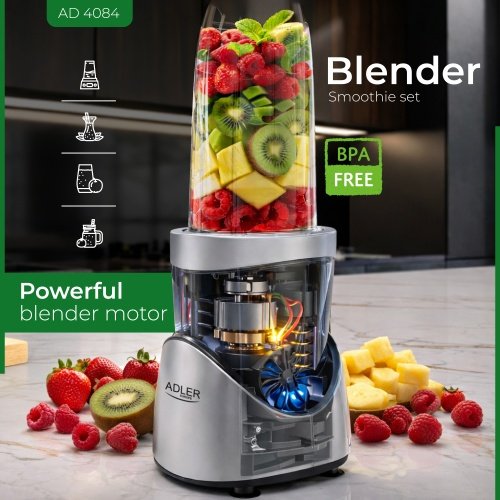 Adler blenderis smūtijiem komplekts