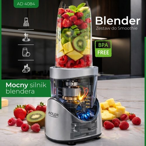 Adler blenderis smūtijiem komplekts