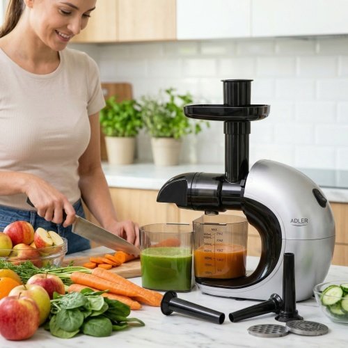 Slow-ātrums juicer 3/1 - Meat mincer, Juicer, Vegetable grater
