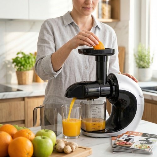 Slow-ātrums juicer 3/1 - Meat mincer, Juicer, Vegetable grater