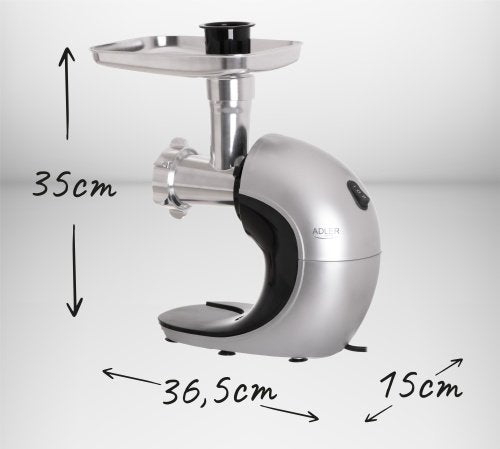 Slow-ātrums juicer 3/1 - Meat mincer, Juicer, Vegetable grater