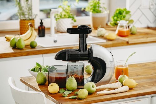 Slow-ātrums juicer 3/1 - Meat mincer, Juicer, Vegetable grater
