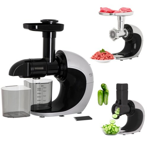 Slow-ātrums juicer 3/1 - Meat mincer, Juicer, Vegetable grater